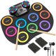 thumbnail image 1 of Batería electrónica ROCKSOCKI de 9 almohadillas con luces LED Bluetooth, 1 of 6