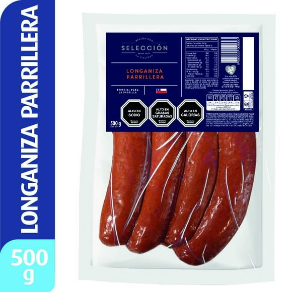 Longaniza Parrillera 4 Un, 500 g