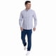 thumbnail image 3 of Camisa Oxford Estampada Gris Claro, 3 of 4