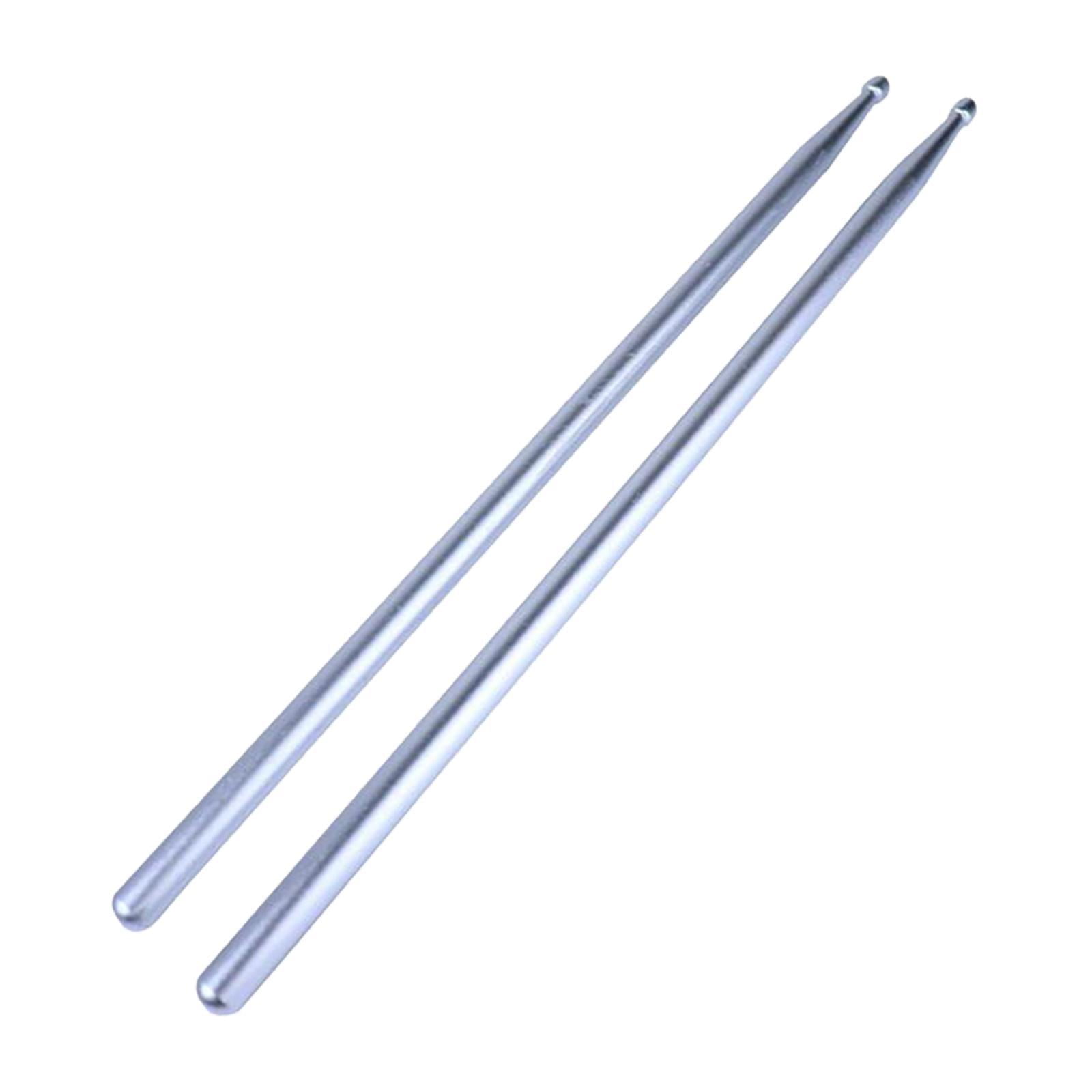 Bothyi - 2 Piezas De Baquetas De Aleación De Aluminio Para Batería De Niños Y Principiantes, Color Gris