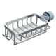 thumbnail image 3 of Estante Para Grifo De Cocina, Soporte Para Esponja Con Gancho Para Lavadero, Baño, Plateado, 3 of 5