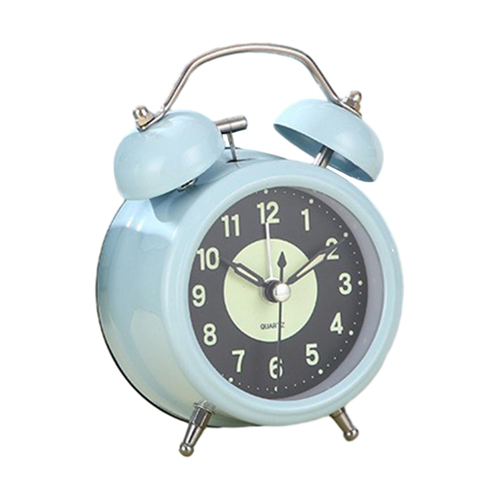 Luz Nocturna Reloj Despertador Analogico Silencioso Large Display