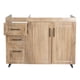 thumbnail image 1 of Mueble base de cocina nogal doble cajones izquierdo 118x49x90 cm (No Incluye Cubierta), 1 of 4