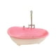 thumbnail image 4 of 1/6 Casa De Muñecas En Miniatura Bañera Juguetes De Simulación Para Muñeca De 12 Pulgadas Rosa Claro, 4 of 5