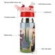thumbnail image 3 of Hello NeighborBotella de Agua con Tapa Pop Top de Un Toque, Acero Inoxidable, a Prueba de Fugas, para Deportes, Botella Infantil rosa 12 oz, 3 of 6