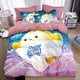 thumbnail image 2 of Eggy Party Bedding Sets Comforter Quilt Bed Cover Duvet Cover Pillow Case 2-3 Pieces Sets Kids Adult Size Bedroom Decoration, 2 of 5