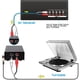 thumbnail image 3 of Preamplificador de tocadiscos Phono - Mini preamplificador de fonógrafo estéreo de audio electrónico con entrada RCA, salida RCA y funcionamiento con bajo nivel de ruido., 3 of 8