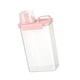 thumbnail image 1 of Contenedor De Almacenamiento De Alimentos, Contenedor De Almacenamiento Transparente Hermético Para Cereales, Nueces, Arroz, Cubierta Rosa, 1 of 5