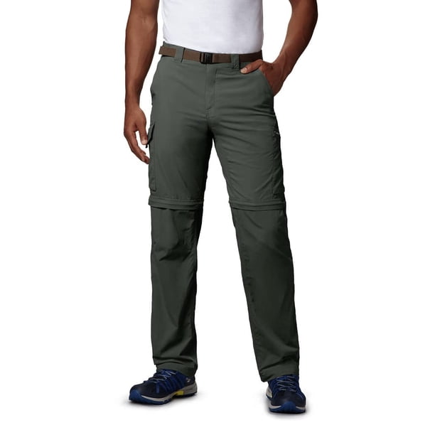 Pantalón Columbia Ridge Silver Ridge Convertible para hombre, 34 de ancho x 32 de largo