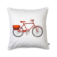 Tuyo Print - Cojín Bici Roja 45X45