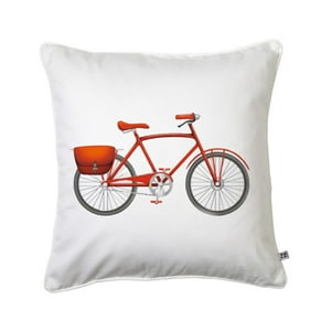 Tuyo Print - Cojín Bici Roja 45X45