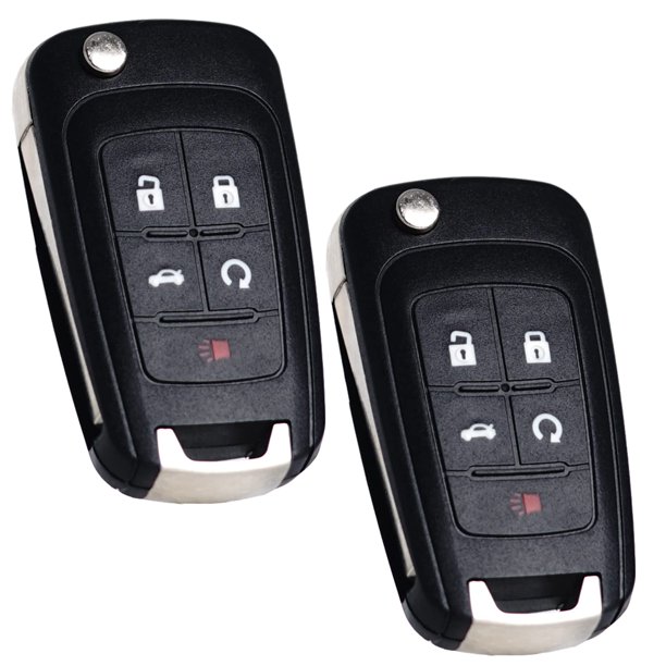 Llavero de repuesto SUPALAND OHT01060512 para Chevy Cruze Equinox Camaro Impala Malibu Sonic Buick Regal Verano Encore Lacrosse GMC Terrain 2010-2021, paquete de 2