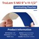 thumbnail image 4 of Sobres de laminado TruLam tamaño carta 9 × 29 cm, 5 mil, paquete de 100 unidades, 4 of 8