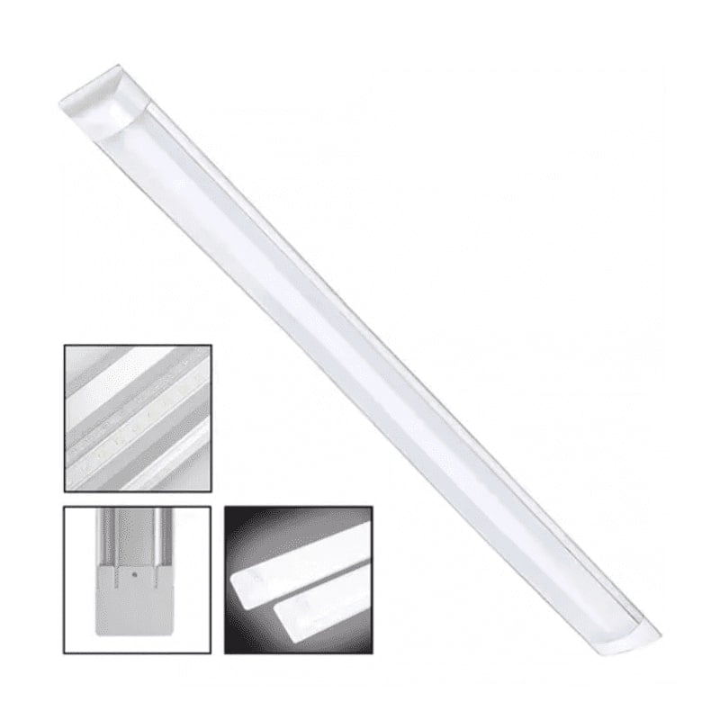 Genérico - Tubo Led Canaleta 120cm Canoa Plana 36w Iluminacion