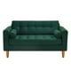 thumbnail image 1 of Sofa Retro 2C Felpa 04 Verde Botella, 1 of 6