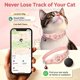 thumbnail image 3 of Collar Rastreador para Mascotas de Gato, Localizador de Gato Impermeable y Reflectante con Bluetooth, Funciona con Apple Find My Network para Dispositivos iOS, Collar Rastreador Antiperdida para, 3 of 4