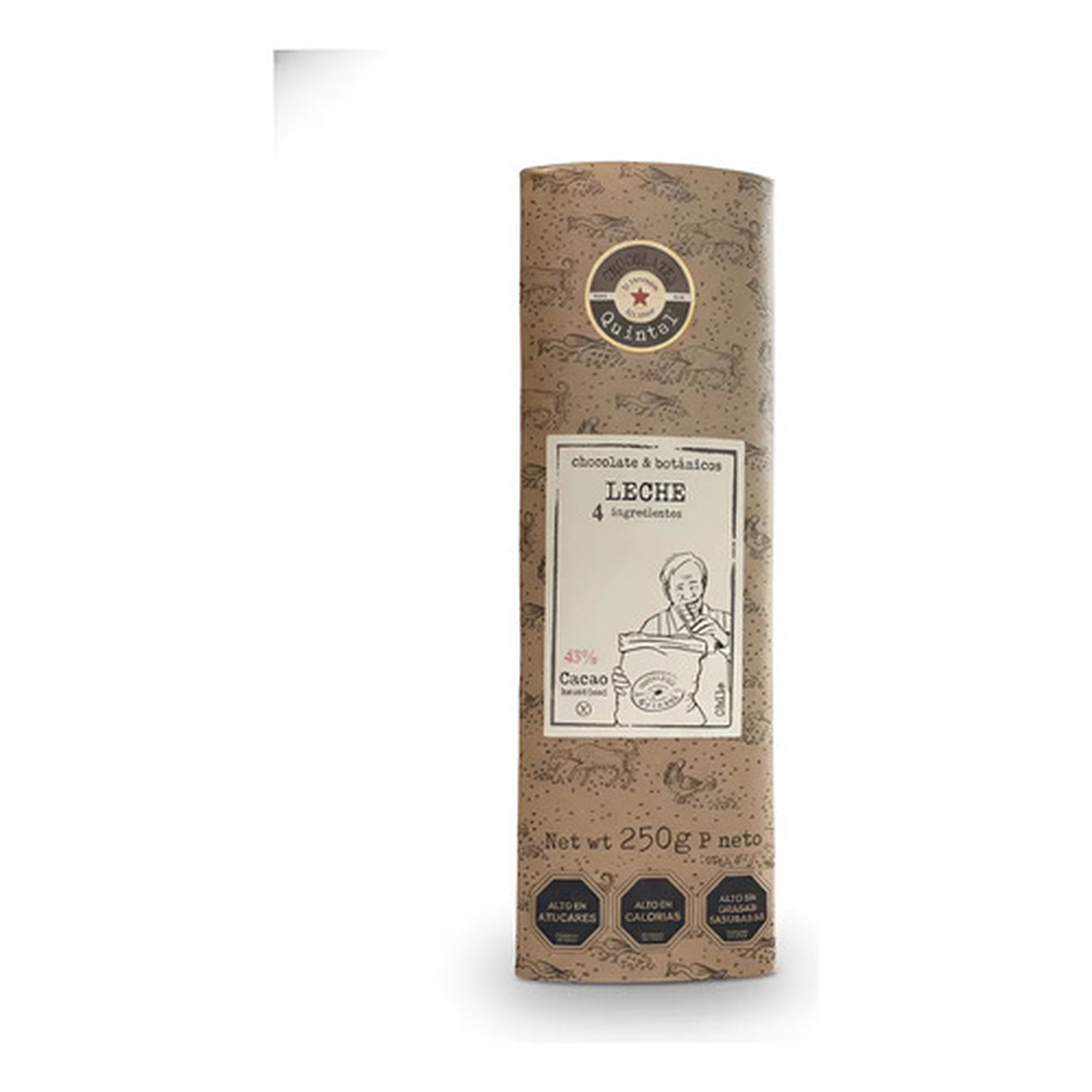 Quintal - Chocolate De Leche 43% Cacao - Barra 250g