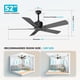 thumbnail image 5 of Ventilador de techo Obabala 132 cm con control remoto y APP de 6 velocidades, 5 of 5