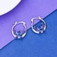 thumbnail image 2 of Pendientes de puntada para niñas, regalos de puntada, pendientes de aro Ohana Means Family, joyería de puntada, regalo de cumpleaños para hija y nieta, cobre, sin piedras preciosas, 2 of 5