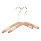 thumbnail image 1 of REGALWOVEN Paquete de 2 Perchas de Madera Antideslizantes, Perchas Duraderas que Ahorran Espacio con Rotación de 360 Grados para Ropa, Abrigos, Pantalones o Camisas con Gancho Redondo Plateado, 1 of 6