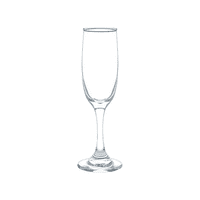 Importclick - Set 6 Copas Champaña Vidrio 176 Ml Transparente