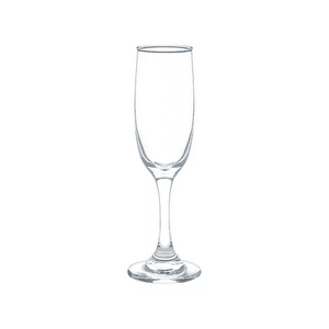 Importclick - Set 6 Copas Champaña Vidrio 176 Ml Transparente