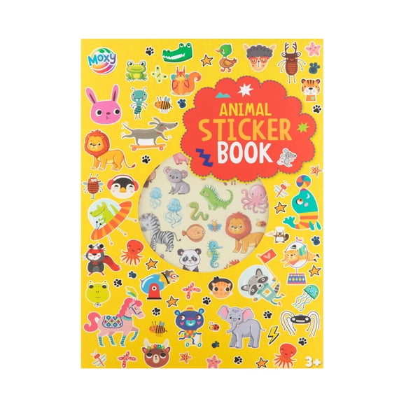 Libro de Stickers Animales Moxy