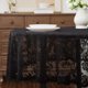 thumbnail image 3 of Mantel redondo vintage negro de LinenZone 305 cm, 3 of 3