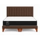 thumbnail image 2 of Cama King Size Turin + Respaldo King Size Turin + Colchon Mery Desing Café, 2 of 8