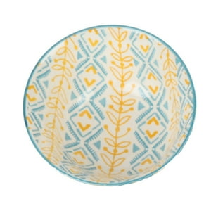 Homewell - Bowl Pocillo Loza Diseño 12X6.5Cm
