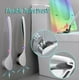 thumbnail image 4 of Escobilla de baño montada en la pared con juego de soporte, escobilla de baño automática con mango largo, 4 of 5