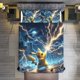 thumbnail image 1 of 3 Piece Bedding SetPokemon Electro Shock Comforter Set for Kids Boys Teen Tween 3D Lightweight Microfiber Bedding Sets, 1 of 5