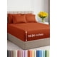thumbnail image 1 of Juego de sábanas CGK Unlimited Extra Deep King Terracotta, 6 piezas, 1 of 8
