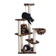 thumbnail image 5 of Sillín Cat Tree Armarkat A6601, marrón con estampado de patas blancas, 5 of 6