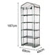 thumbnail image 4 of Invernadero de jardín con cubierta de PVC, con lona extraíble para balcón o terraza, impermeable y anti-UV, para cultivo y protección de plantas (sin soporte de hierro), verde, 4 of 5