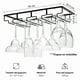 thumbnail image 2 of Estante Colgador Porta Copas De Vino Repisa Bar 40CM*22.5Cm negro, 2 of 6