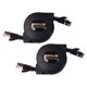 thumbnail image 1 of Cable de red Ethernet REXUS retráctil Cat 7 de 1,5 m, paquete de 2, 1 of 8