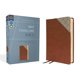 thumbnail image 1 of Biblia HarperCollins NIV de perfil delgado con cubierta de cuero suave marrón, 1 of 9