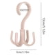 thumbnail image 4 of 1pc Belt Hanger Scarf Tie Rack Holder Hook For Closet 4-Claw Organizer 360 Degree Rotating Space Saver, 4 of 5