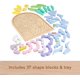thumbnail image 5 of Juego apilable de juguetes Fisher-Price, rompecabezas de flores de madera, 38 piezas, 5 of 6
