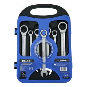 Genérico - Juego De Llaves Punta De Corona Con Chicharra 7 Piezas Danmi