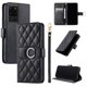 thumbnail image 1 of Funda Acolchada con Anilla y Correa para Samsung Galaxy S20 Ultra Slots para Tarjetas Negro, 1 of 5