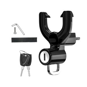Ioensy - Gancho De Bloqueo Para Casco De Motocicleta, Resistente Al Agua, Antioxidante, Fácil Instalación, Estilo Universal A