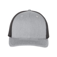 Gorra Trucker R Richardson Ajustable Gris Jaspeado Y Negro
