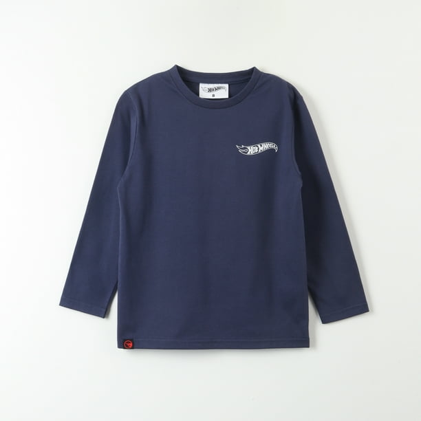 Polera Manga Larga Niño Speed Club Azul Hot Wheels
