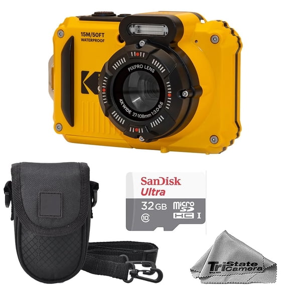 Cámara Kodak PIXPRO WPZ2 de 16 MP resistente al agua con zoom óptico 4x
