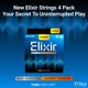 thumbnail image 2 of Cuerdas para Guitarra Eléctrica Elixir 10-46 Ligero Paquete de 4, 2 of 6