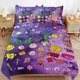 thumbnail image 1 of Game BFDI Battle For Dream Island Bedding Set Duvet Cover Comfortable and Lightweight Cartoon Bedding 3 Piece Bed Set, 1 of 5