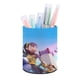 thumbnail image 1 of Ejen Ali-theme Cylinder Pen Holder Pencil Organizer with Flannel Lining PVC Leather Material Cardboard Base for study work 10*8CM, 1 of 6