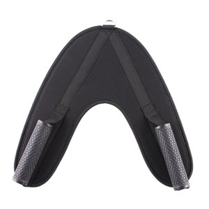 Ioensy - Arnés Ab Crunch, Entrenamiento En Forma De Eva V, Arnés De Tracción Para Ejercicio, Gimnasio, Mango De Goma Para El Hogar